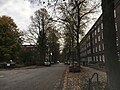 Meister-Francke-Straße, Blick von der Einmündung der Schmachthäger Straße in Richtung Süden