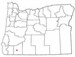 Vị trí tại Oregon