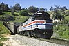 Amtrak EMD F40PHR No. 315 leading the California Zephyr out of Tunnel No. 17 in 1995