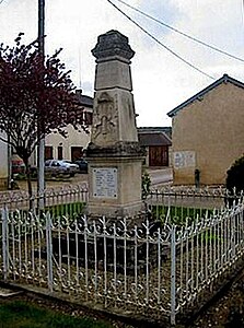 « Maudite soit la guerre. » (esperantlingve "Malbenita estu la milito") (Balnot-sur-Laignes)