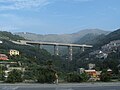 Corso Europa - il viadotto autostradale poco prima di Nervi