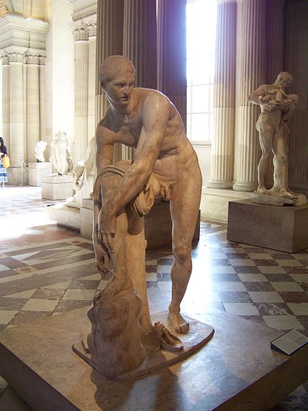 File:Hermes with a Sandal, Louvre May 2010.jpg