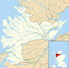 Garve is located in Ross and Cromarty