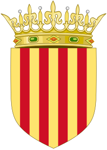 Royal arms of Aragon (Crowned).svg