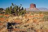 Monument Valley after snow storm