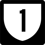 Highway shield for urban primary section of PR-1