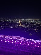 Pink Triangle 2022 installation on Twin Peaks in San Francisco