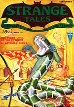 Strange Tales of Mystery and Terror cover for September 1931