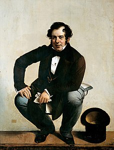 Giuseppe Tominz : Autoportrait 1825.