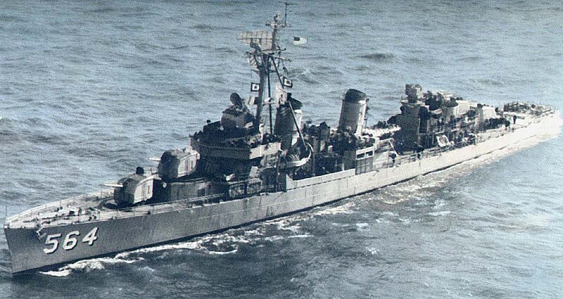 File:USS Rowe (DD-564) underway at sea, in the 1950s.jpg