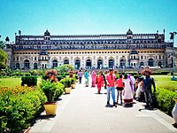 The outer view of Bara Imambara.