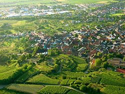 Skyline of Bahlingen am Kaiserstuhl