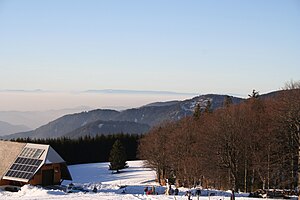 Blick vum Brend bis zue dr Vogese