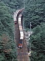 シーサス・クロッシングポイントがあった頃の坪尻駅（1983年）