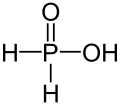 Strukturformel der Phosphinsäure