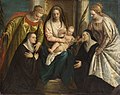 Madonna and Child with Saints Lucy and Catherine and 2 Nuns (1580-årene) Kunsthistorisches Museum