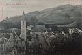 Blick vom Schloss ins Zentrum 1910