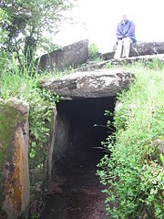 Dolmen von Mane Lud bei Locmariaquer, Morbihan