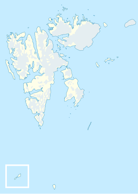 Kort der viser placeringen af Indre Wijdefjorden nationalpark