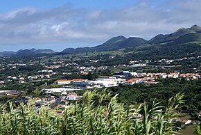 Capelas, vista do Miradouro da Vigia das Baleias