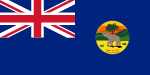 Baner Gorllewin Affrica Brydeinig (British West Africa), 1870 nes 1888