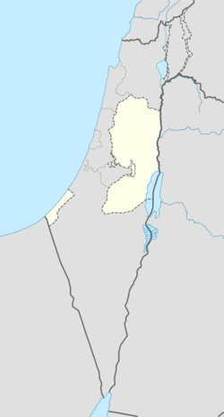 Nablus trên bản đồ Nhà nước Palestine