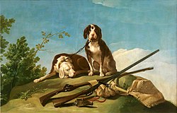 1775 Dogs and hunting gear