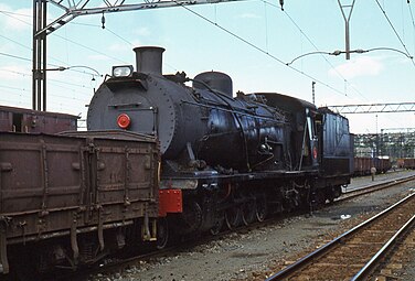 Reboilered no. 1592, Mason's Mill, Pietermaritzburg, 1979