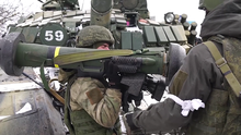 In der Ukraine erbeutete amerikanische FGM-148 Javelin