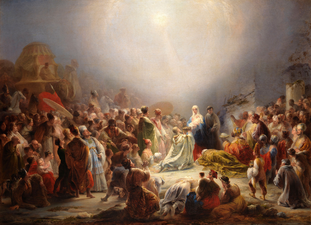 Adoration of the Magi by Domingos Sequeira; 1828.