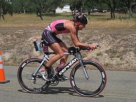 Donna Phelan im Wildflower Triathlon, 2009