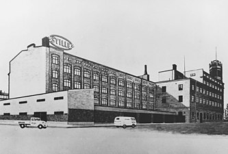 Stille-fabriken på 1950-talet.