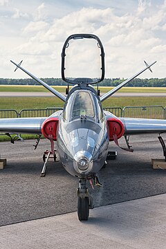 Private Fouga CM.170 Magister (reg. D-IFCC, sn D79) at ILA Berlin Air Show 2016.