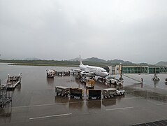 Japan Transocean Air plane at Ishigaki airport 2.jpg