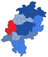 Lage des Landgerichtsbezirks Limburg in Hessen