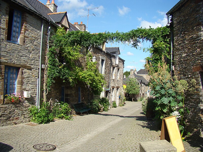 File:La Gacilly - rue fleurie.JPG