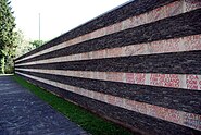 Il monumento presente nel Parco della Memoria e della Pace