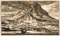 Eruption of the Etna, 1669. Van den Bos: Schauplatz des Krieges, 1675.