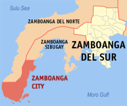 Zamboanga – Mappa