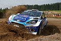 Nasser Al-Attiyah driving his Ford Fiesta S2000