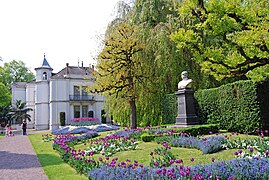 Stadtpark Lohr mit em Bismarckdenkmol