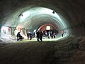 Tunnel kurz nach Ende des Ausbruchs der Kalotte im Januar 2018