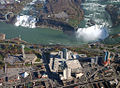 Aerial view of the Niagara Falls