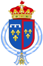 Coat of arms as Infante of Spain Until 1924