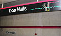 Don Mills station sign