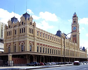 "Luz Station" in São Paulo (City) (Downtown).