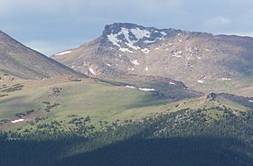 Vue depuis la Trail Ridge Road.