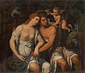 Venus and Adonis Paris Bordone (1560) Kunsthistorisches Museum