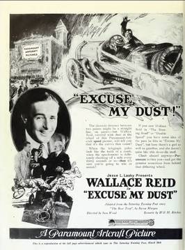 Krantenadvertentie voor Excuse My Dust