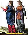 Image 23A 19th century depiction of Dacian women (from History of Romania)